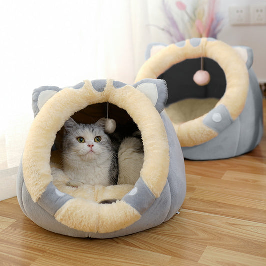 Cat House Villa Enclosed Cat Supplies Bed - Snoopy Doo