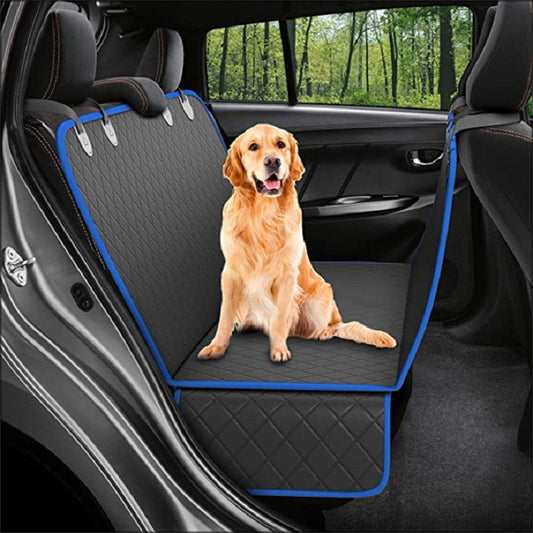 Pet Seat Cover with Mesh View, Zipper & Pocket for Travel - Snoopy Doo